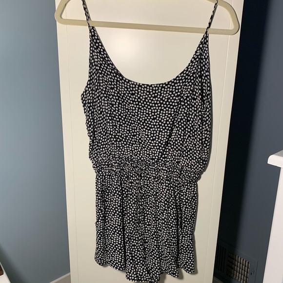 Tank Floral Romper - Navy & White | Size Small - Picture 5 of 10